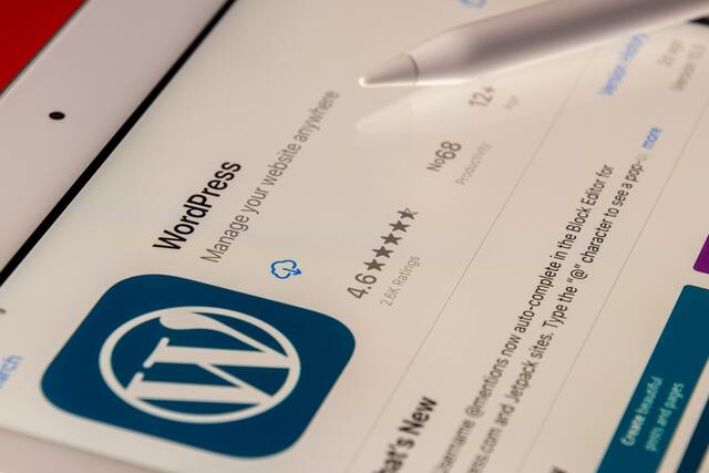 WordPress, avec le nombre d'avis positif et le nombre d'installation